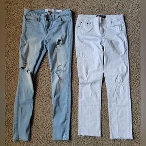 2 pairs of jeans